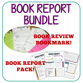 Preview of BOOK REPORT BUNDLE