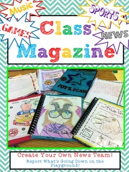 Preview of REPORT|Class Magazine|Fun Culminating or End of Year Writing Project