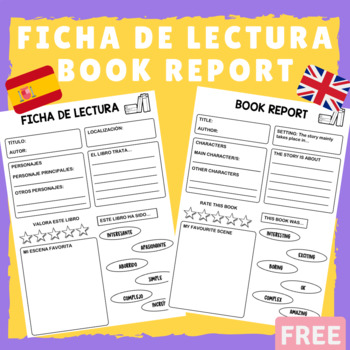 Preview of GRATIS/ FREE- FICHA DE LECTURA/ BOOK REPORT