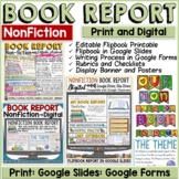 Nonfiction Book Report | Book Review Templates Print and Digital