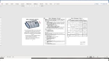 newspaper book report rubric