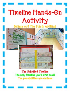 Preview of BOOK REPORT- Timeline Hands-On Activity! Great for Main Idea