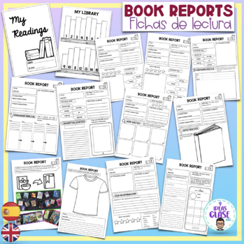 Preview of BOOK REPORTS- READING- ENGLISH