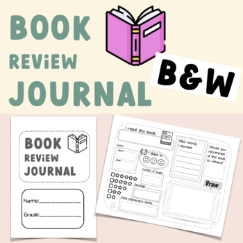 Preview of BOOK REVIEW JOURNAL Reading Responses PRINTER FRIENDLY