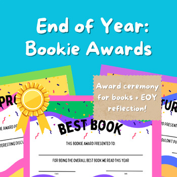 Preview of BOOKIE AWARDS: END OF YEAR CEREMONY AND REFLECTION FOR BOOKS READ DURING YEAR