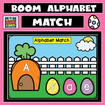 Preview of BOOM Cards | Alphabet Match