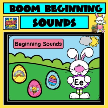 Preview of BOOM Cards | Beginning Sounds | Easter and Spring