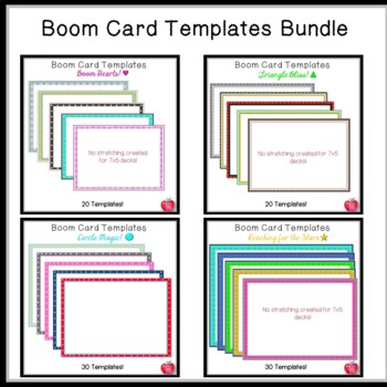 Preview of BOOM CARD Templates Bundle