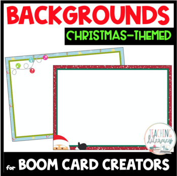 Preview of BOOM CARD™ Templates CHRISTMAS Theme