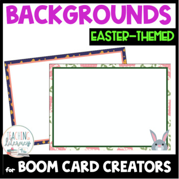 Preview of BOOM CARD™ Templates EASTER Theme
