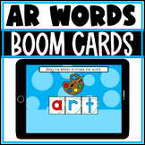 BOOM CARDS AR Words Build a Word Spelling