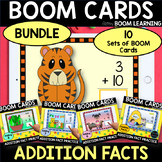 BOOM CARDS Addition Facts BUNDLE Distance Learning