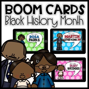Preview of Black History Boom Cards | Martin Luther King Jr Reading comprehension
