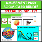 BOOM CARDS BUNDLE Amusement Park - Vocabulary, Questions, 