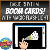 BOOM CARDS | Basic Rhythms Rummage with magic flashlight