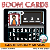 BOOM CARDS | CVC Spelling