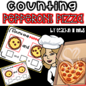 Preview of BOOM CARDS: Counting & Adding Pepperoni