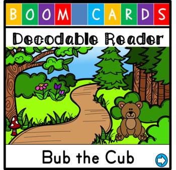Boom Cards Decodable Reader Ub Words Cvc Book Distance Learning