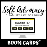 BOOM CARDS: Disability Law for DHH