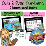 BOOM CARDS: Even and Odd Numbers- Digital learning (2nd Grade)