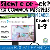 BOOM CARDS Fixing Common Misspelled Words- Does it end wit