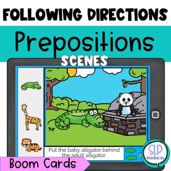 Preview of Picture Scenes Speech Therapy Listening & Following Spatial Directions Modifiers