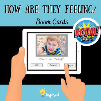 Preview of BOOM CARDS™: How Are They Feeling? Recognize facial expressions and Social Cues