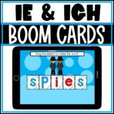 BOOM CARDS IE & IGH Words Build a Word Spelling