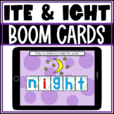 BOOM CARDS ITE & IGHT Words Build a Word Spelling