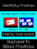 BOOM CARDS - Identifying Fractions - Improper Fractions to