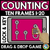 BOOM CARDS MATH ACTIVITY DOUBLE 10 FRAME COUNTING TO 20 SU