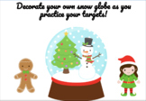 BOOM CARDS Make Your Own Snow Globe: Reinforcer
