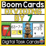 Division BOOM Cards | Division Dividing by 7 Digital Activities