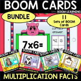 BOOM CARDS Multiplication Facts 1-12 BUNDLE