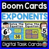Exponents Digital 4th Grade Math BOOM CARDS