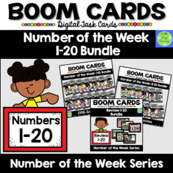 Preview of BOOM CARDS Number of the Week: Complete Numbers 1-20