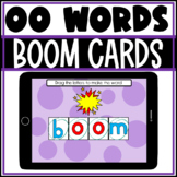 BOOM CARDS OO Words Build a Word Spelling