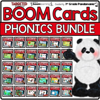 Preview of BOOM CARDS™ Phonics BUNDLE Digital Distance Learning Task Cards