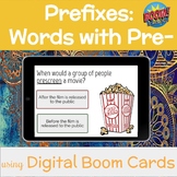 BOOM CARDS: Prefixes: Words with Pre-