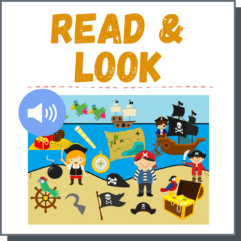 I Spy Pirates Read and Look BOOM CARDS Distance Learning by Teacher ...