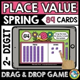 BOOM CARDS SPRING PLACE VALUE DIGITAL GAME ACTIVITY TENS O