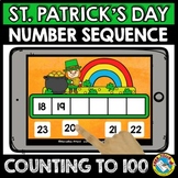 BOOM CARDS ST PATRICKS DAY MATH ORDER NUMBERS TO 100 ACTIV