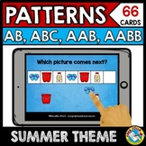 BOOM CARDS SUMMER PATTERNING 1ST GRADE MAY JUNE MORNING WO