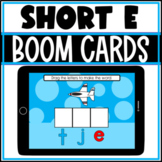 BOOM CARDS Short Vowel E Build a Word Spelling