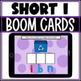 BOOM CARDS Short Vowel I Build a Word Spelling