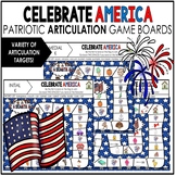 BOOM CARDS Speech Therapy Articulation PATRIOTIC Themed Ga