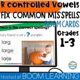 BOOM CARDS Spelling words with R Controlled Vowels