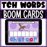 BOOM CARDS TCH Words Build a Word Spelling