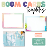BOOM CARDS Templates and Backgrounds SET 2