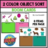 BOOM CARDS Two Color Image Sort 20 Online File Folders